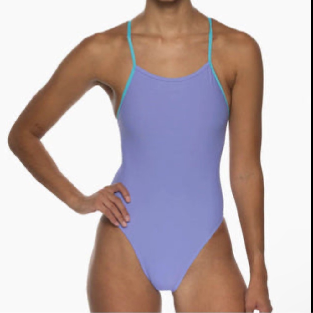 PERRY SWIM ONESIE CONTRAST